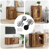 vidaXL Hinge 2 pcs Argintiu 35 mm Fier 864677