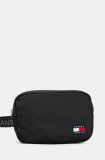 Tommy Jeans portfard culoarea negru, AM0AM13537