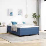 VidaXL Cadru de pat Albastru 160x200 cm din material corduroy