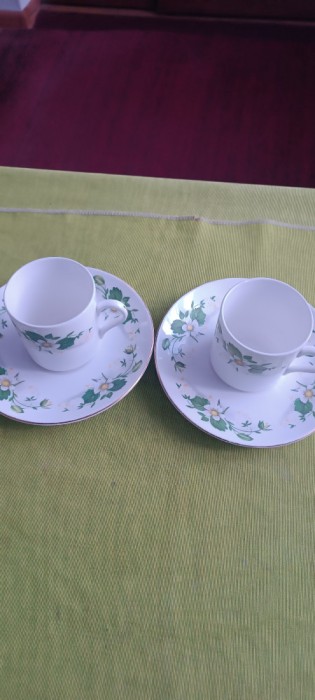 Portelan Fine Bone China colectia Renaissance, set de cafea tete a tete