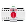 Comutator de Transfer Automat de Putere EARU EAATS-E-PC, 4P 125A ATS, Sina DIN + panou montaj, pentru Panouri Fotovoltaice