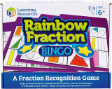 Joc bingo - Curcubeul fractiilor, Learning Resources