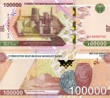 UZBEKISTAN 100.000 som 2021 UNC!!!
