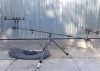 Rod Pod EASTSHARK Tripod 360&deg; Aluminiu, 3/4 Lansete, Buzz Bar 80cm, Reglabil, Geanta Transport