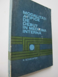 Modalitati atipice de debut in medicina interna - A. Schachter