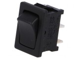 Rocker Switch SPST ON-OFF 10A 250VAC Black