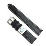 Cumpara ieftin Curea de ceas din piele naturala Matteo Ferari culoare Neagra - 20mm 22mm 24mm