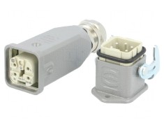 Conector HDC Tată Mamă Soclu Mufă Set Compleț Han Kit