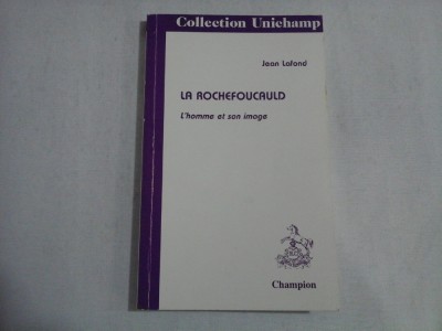 LA ROCHEFOUCAULD - JEAN LAFOND foto