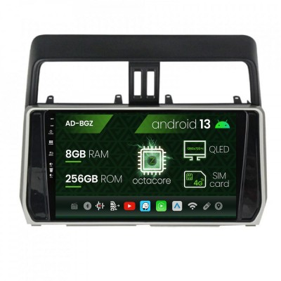 Navigatie Toyota Land Cruiser Prado J150 (2018+), Android 13, Z-Octacore 8GB RAM + 256GB ROM, 10.1 Inch - AD-BGZ10008+AD-BGRKIT078 foto