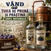 Țuică de prună și prăștină tescovină 100% naturală, 35-40% alcool