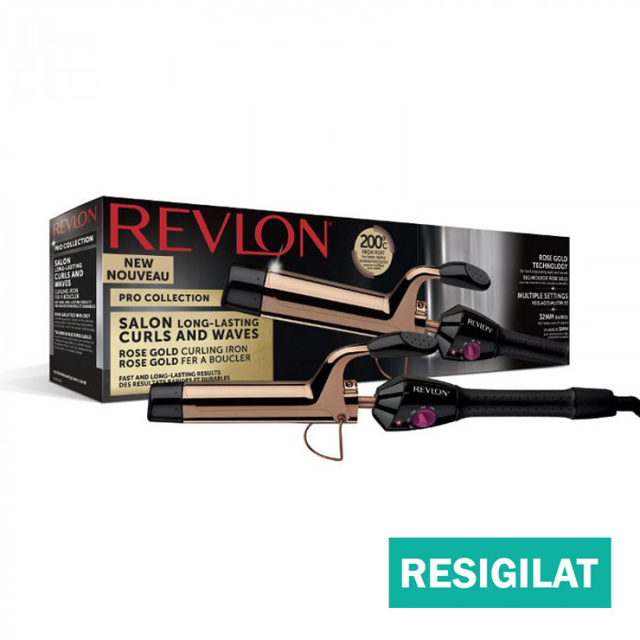 Ondulator REVLON Salon Long Lasting Curls Waves RVIR1159E, resigilat