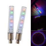 Cumpara ieftin Set 2 lumini decorative valva cu 5 LED-uri pentru biciclete,auto - Multicolor