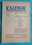 Revista Kalende Nr 3 din 1943 Director Vladimir Streinu din cuprins Dimitrie Stelaru Constant Tonegaru Ben Corlaciu Lucian Blaga Geo Dumitrescu