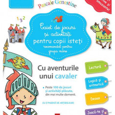 Caiet de jocuri și activități pentru copii isteți - 5-6 ani - Paperback - Pascale Genestine - RAO