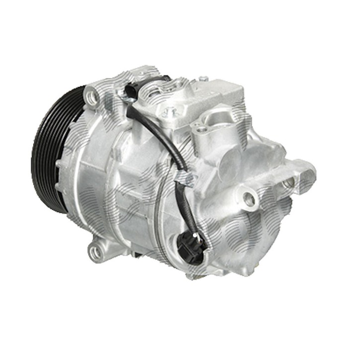 Compresor aer conditionat Mercedes Clasa C (W203), 2000-2007, motorizare 3.0 CDI, C320 CDI; diesel, rola curea 100 mm, 7 caneluri, de tip Denso: 7SEU