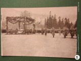 Regalitate Romania ,fotografie militarie si razboaie , parada militara Sinaia , anii 1938 -1939 , Carol al II lea