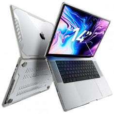 Husa Supcase Unicorn Beetle pentru Apple MacBook Pro 14 M1/M2/M3 2021-2023 Transparent