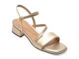 Cumpara ieftin Sandale CLARKS aurii, SERINA 35 STRAP, din piele naturala