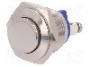 Intrerupator anti-vandalism, OFF-(ON), &Oslash;16mm, BULGIN, MP0042/3