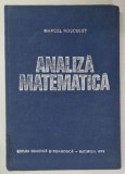 ANALIZA MATEMATICA de MARCEL ROSCULET,BUC.1979