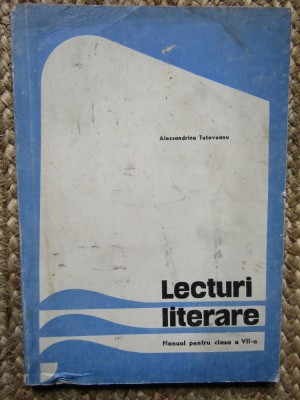 LECTURI LITERARE MANUAL CLASA A VII-A - ALECSANDRINA TUTOVEANU foto