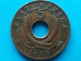 EAST AFRICA-5 CENTS 1955