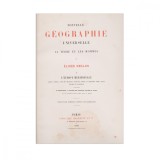 Elisee Reclus, Nouvelle Geographie Universelle, 4 volume, 1885-1887, cu ex-libris ?i semnatura Anghel Saligny - D