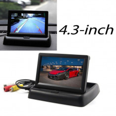 Display auto 4.3&amp;quot; pliabil monitor pentru camera marsarier foto