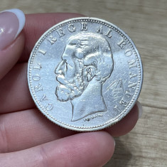 Moneda originala cu Regele Carol I al Romaniei din anul 1881