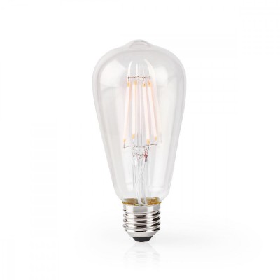 Bec Edison Wi-Fi Smart LED Filament Bulb E27 ST64 5W 500lm Nedis foto