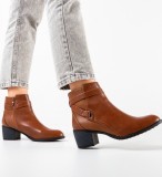 Cumpara ieftin Botine dama Avor Camel