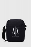 Armani Exchange borseta culoarea albastru marin, 952337 CC124