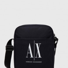 Armani Exchange borseta culoarea albastru marin, 952337 CC124