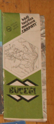 harta Harta Muntii Bucegi - colectia Harti Turistice Montane Carpati foto