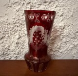 VAZA DIN CRISTAL GRAVAT H13,5CM