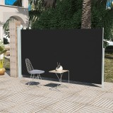 Paravan pentru Curte și Terasă Lateral 160 x 300 cm Negru, vidaXL