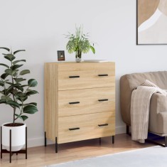 vidaXL Servantă, stejar sonoma, 69,5x34x90 cm, lemn compozit 827863