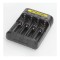 NITECORE Q4 &Icirc;ncărcător rapid cu 4 canale 2A pentru IMR Li-ion-Culoare Negru