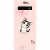 Husa silicon personalizata pentru Samsung Galaxy S10 Plus, Cute Cat