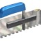 Drisca dinti patrati, maner lemn 8x8 (280x130) - 812008-8 ProAdvanced PowerfulTools