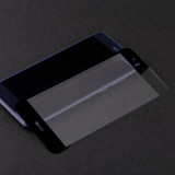 Folie de sticla Huawei P10 Lite, Elegance Luxury cu margini colorate Black, Anti zgariere, MyStyle