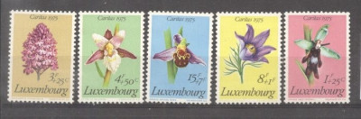 Luxembourg 1975 Plants, Flowers, Orchids, Caritas, MNH M.249 foto