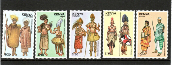 KENYA 1989 COSTUME TRADITIONALE