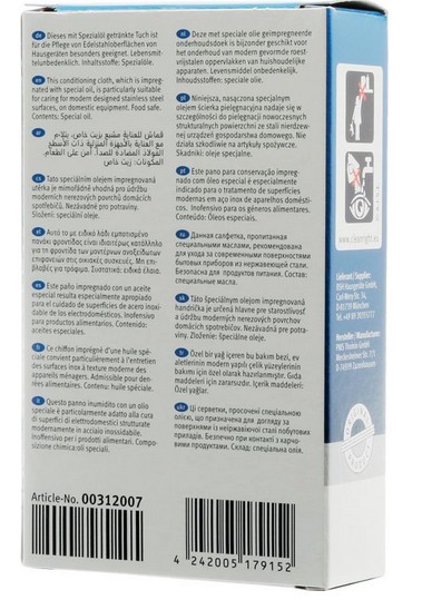 Lavete de curatare suprafata de inox, 5 buc. 00312007 BOSCH/SIEMENS