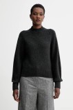 Sessun pulover de l&acirc;nă culoarea gri, cu turtleneck, 25109005