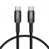 Cablu Date si Incarcare USB-C - USB-C Tech-Protect Ultraboost EVO, 100W, 0.25m, Negru, Universal