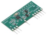 Receptor RF FM FSK 433,92MHz -118dBm 4,5-5,5VDC THT