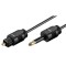 Cablu Toslink la 3.5 mm Mini Toslink 2m GOOBAY