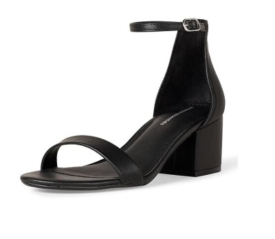 Sandale cu toc pentru femei Amazon Essentials, negru, 38.5 - OUTLET foto